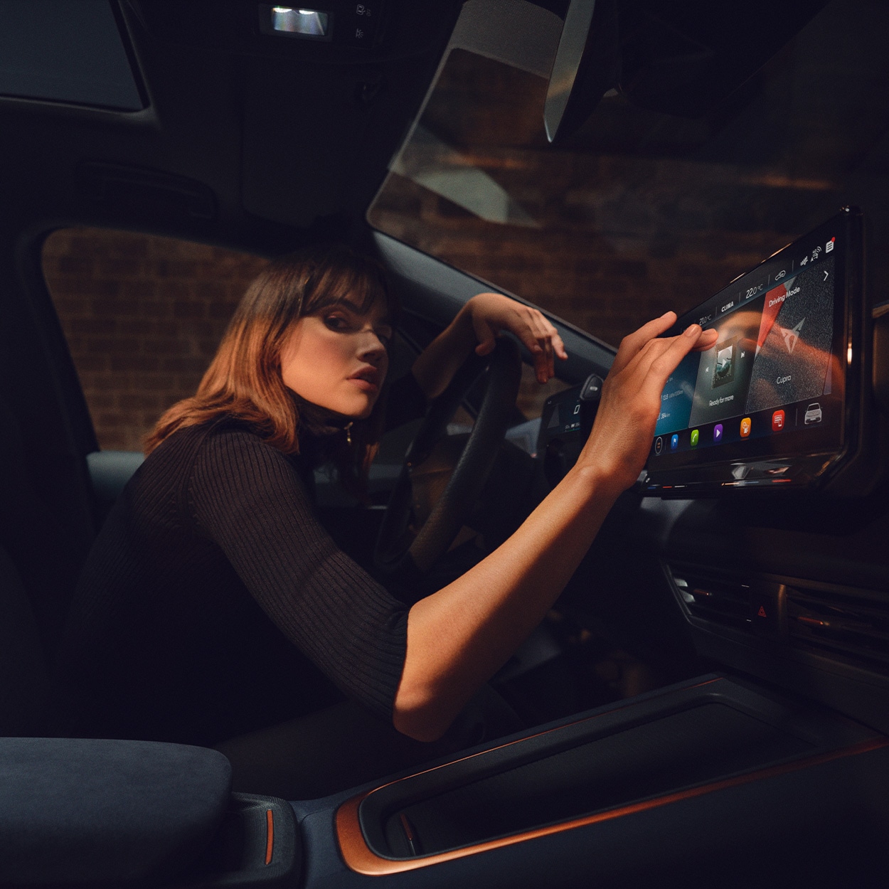 Vrouw in een CUPRA