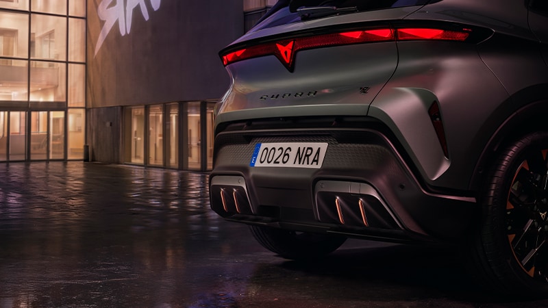 Achterkant van CUPRA Raval
