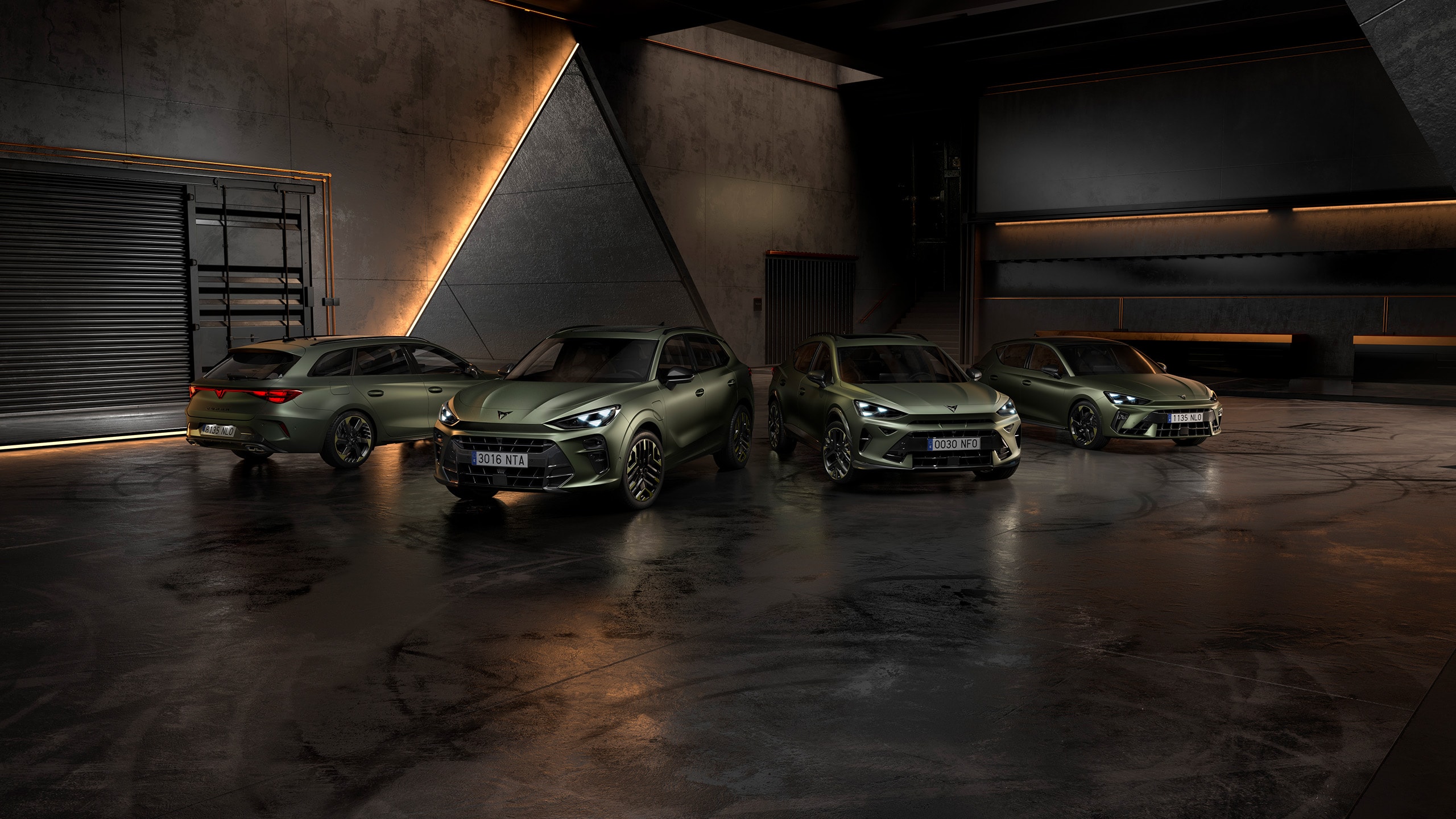CUPRA Leon Sportstourer VZ Tribe Edition in Manganese Matte matgroen