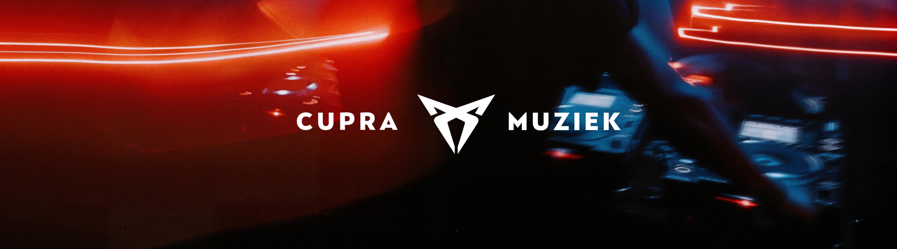 CUPRA x muziek logo en artwork