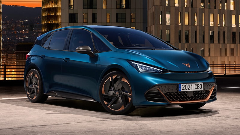 CUPRA Born in blauw