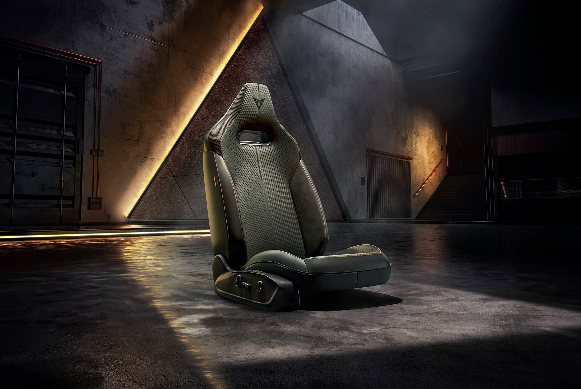 De Tribe bekleding van de CUPRA Leon Sportstourer Tribe Edition, geavanceerd vormgegeven met innovatieve 3D-breitechnologie